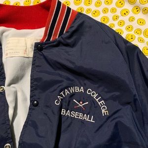 NC Catawba College Vintage baseball jacket